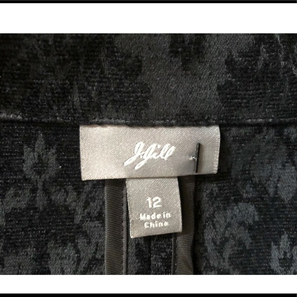 J.Jill  Blazer 12 Elegant Floral Print Buttons - Picture 9 of 11